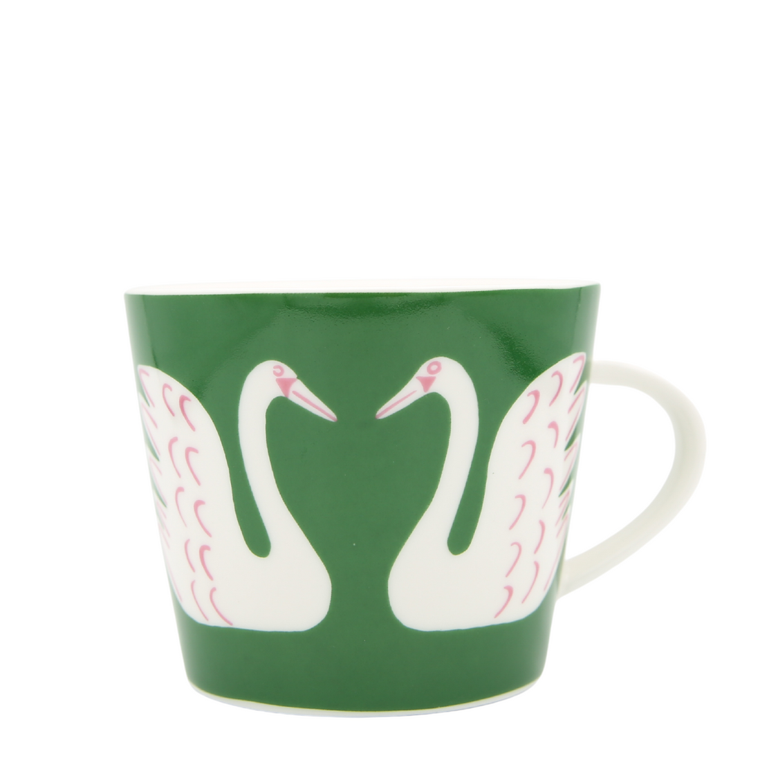 Scion Living Mug - Swim Swan Swan - Mint Leaf - 350ml