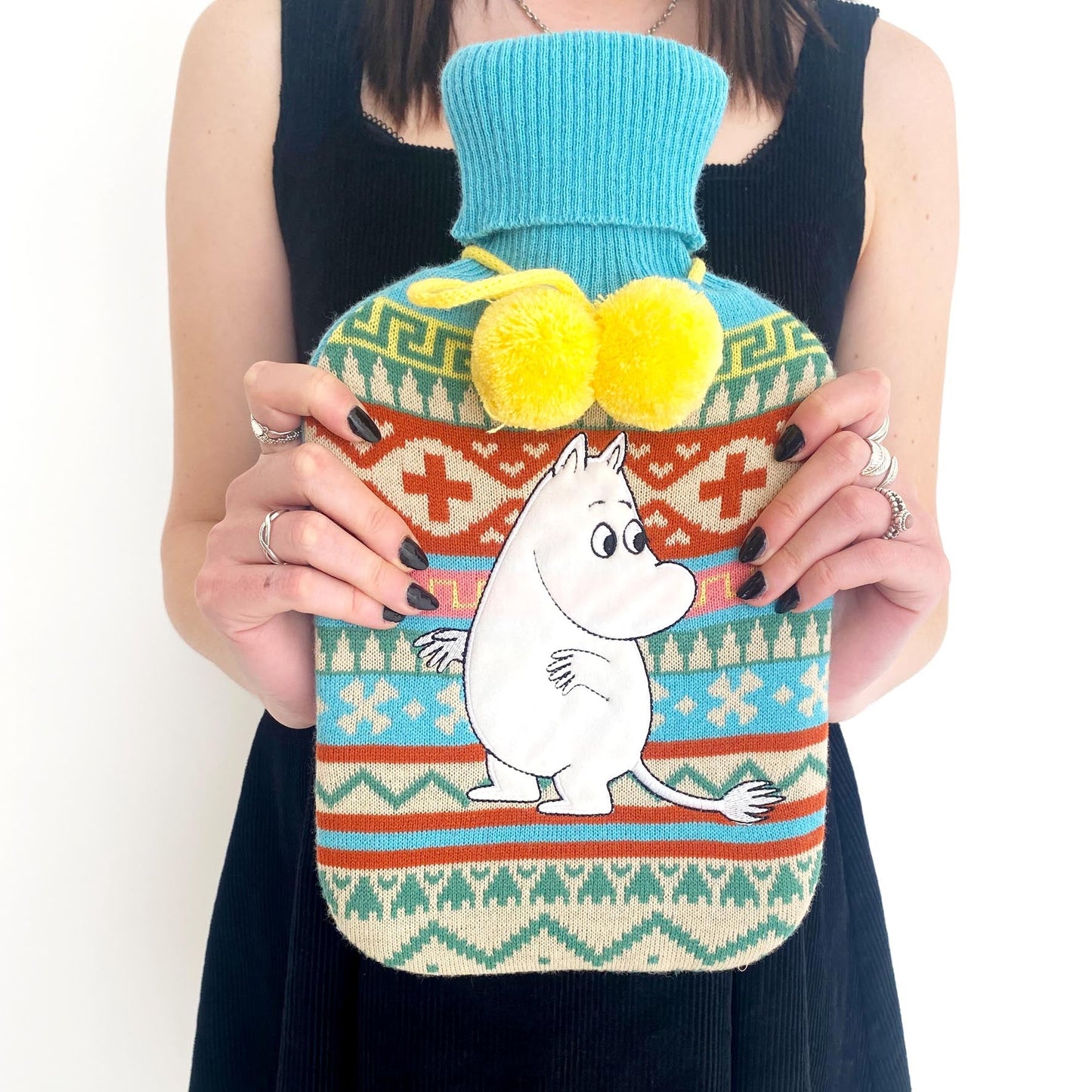 House of Disaster Moomin Fair Isle Hot Water Bottle