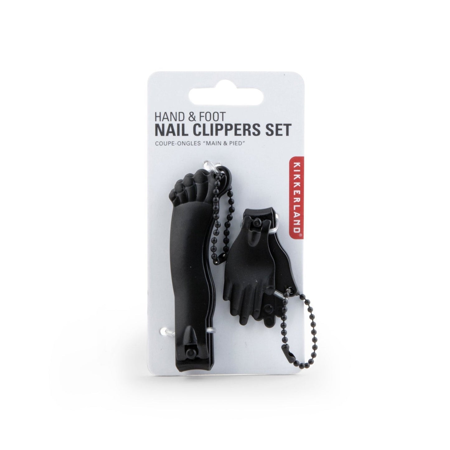 Kikkerland Black Hand & Foot Nail Clipper Set
