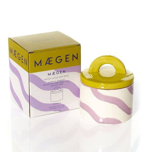 MÆGEN - Pablo Pots Candle - Water Lotus & Rose