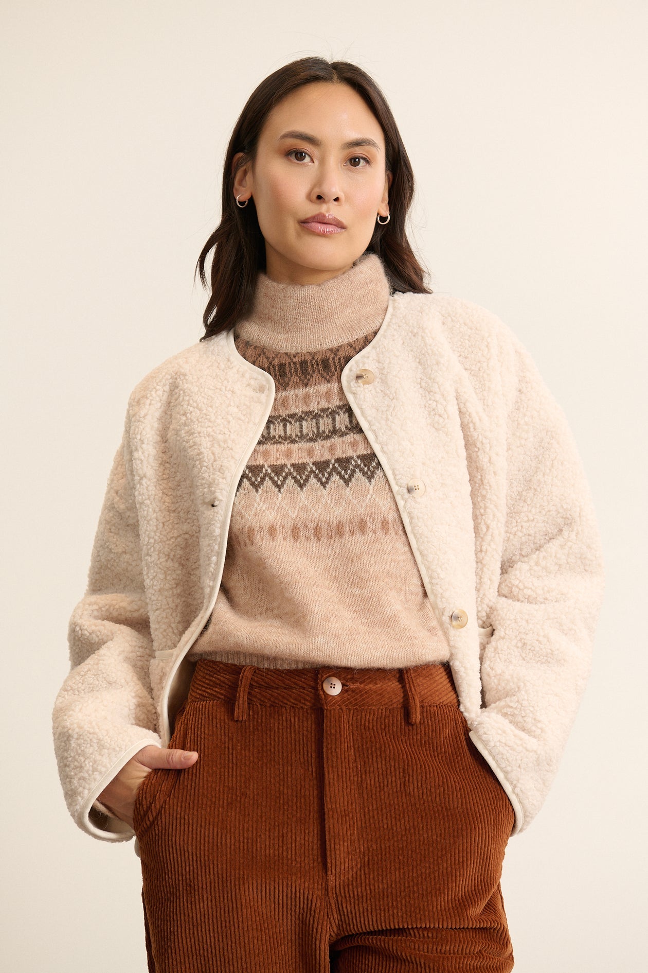 Garance Paris Brandy Jacket in Ecru