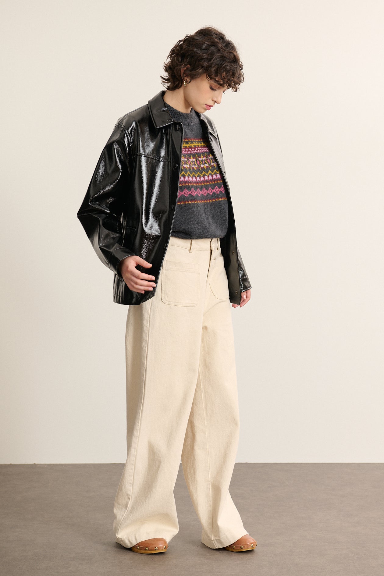 Garance Paris Bibi Sleeveless Sweater in Anthracite