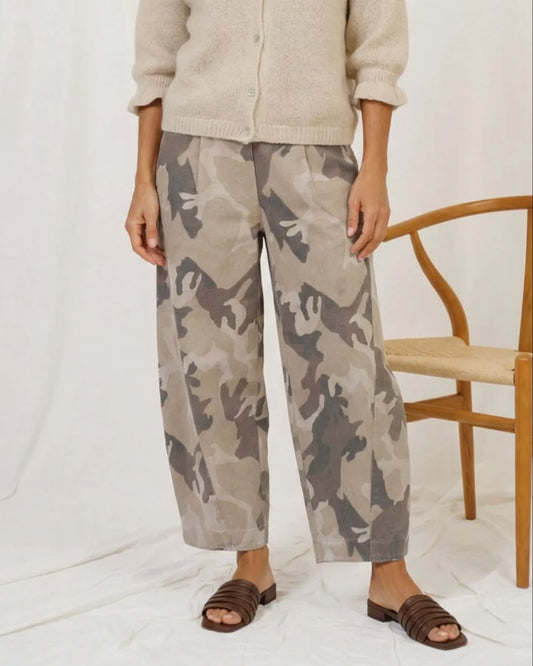 Marta Beryl Pants Beige Camo