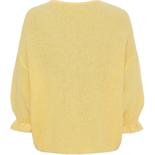 Marta Du Chateau Juliana Cardigan in Butter Yellow