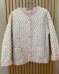 Marta Du Chateau Printed Jacket in Rose