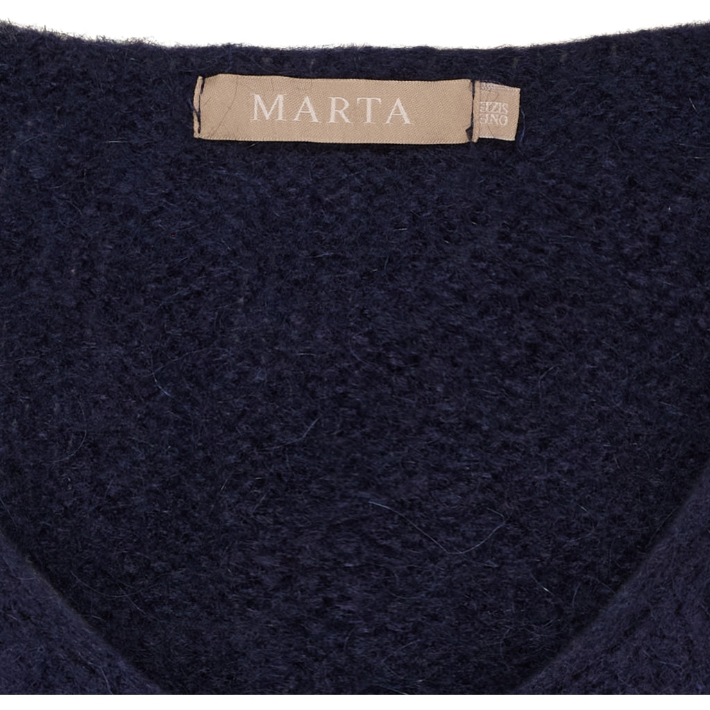 Marta Marlene Vest in Blue Scuro