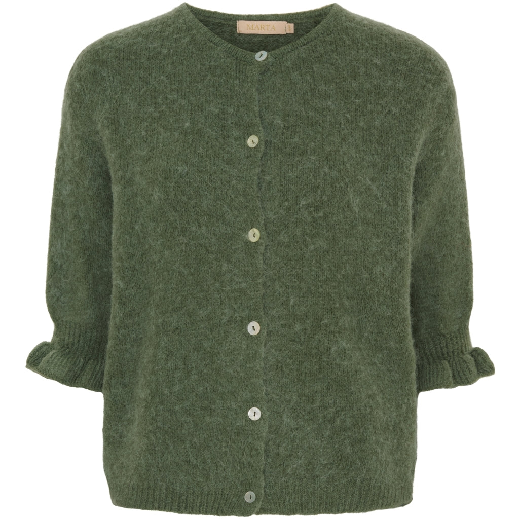 Marta Du Chateau Juliana Cardigan in Army