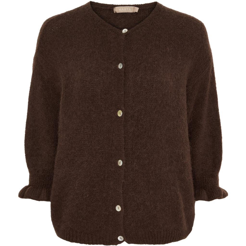 Marta Juliana Cardigan in Brown