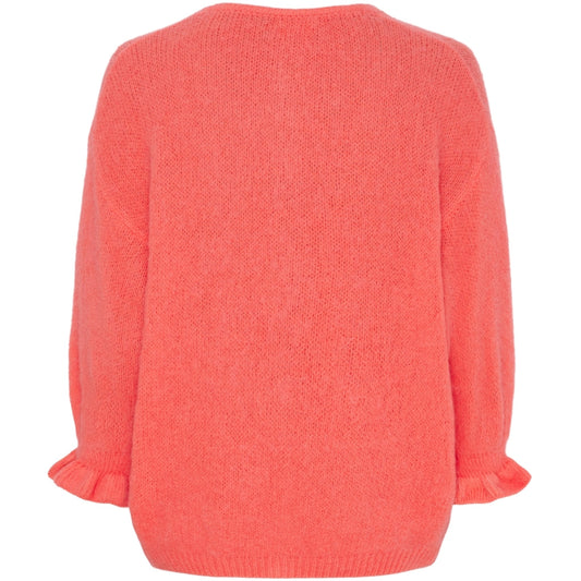Marta Du Chateau Juliana Cardigan in Coral