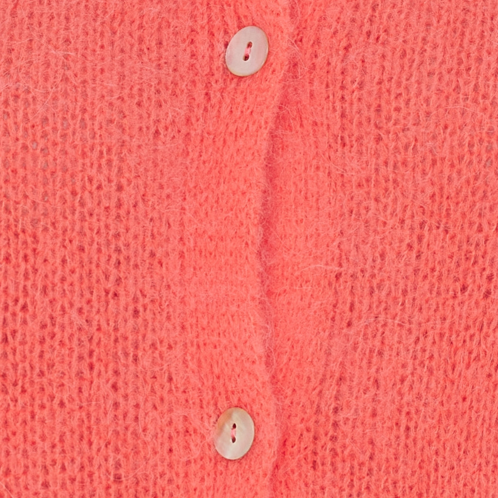 Marta Du Chateau Juliana Cardigan in Coral