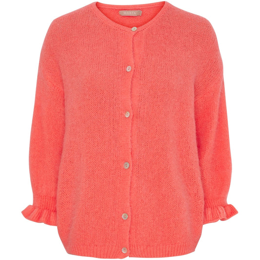 Marta Du Chateau Juliana Cardigan in Coral
