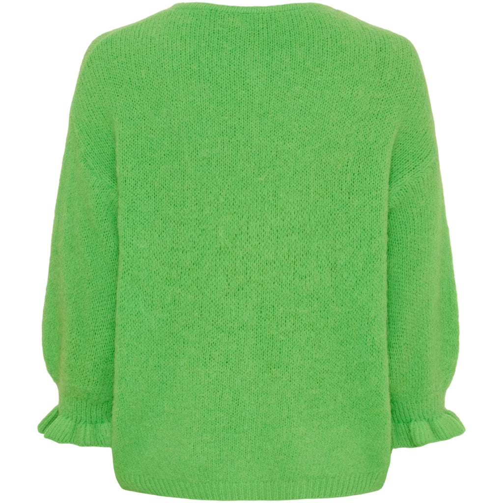 Marta Du Chateau Juliana Cardigan in Fluro Green