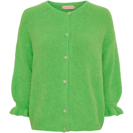 Marta Du Chateau Juliana Cardigan in Fluro Green