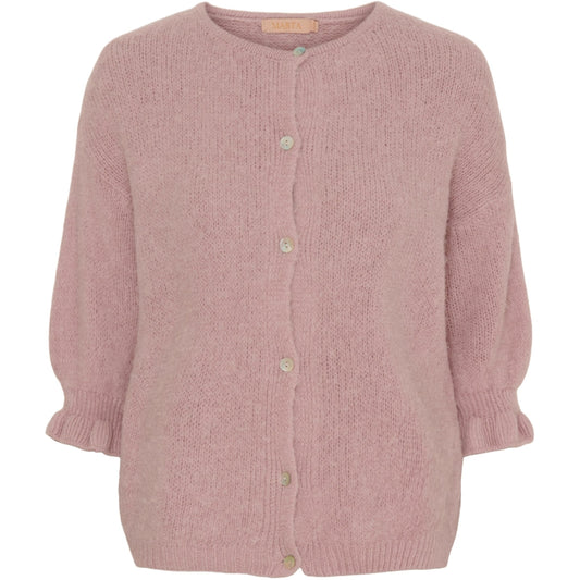 Marta Juliana Cardigan in Old Rose