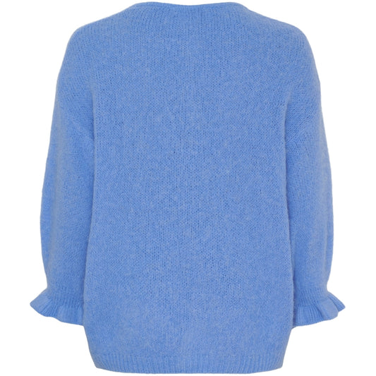 Marta Du Chateau Juliana Cardigan in Strong Celeste
