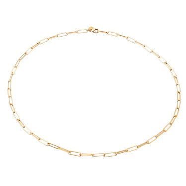 Long Link Gold Plated Chain Choker