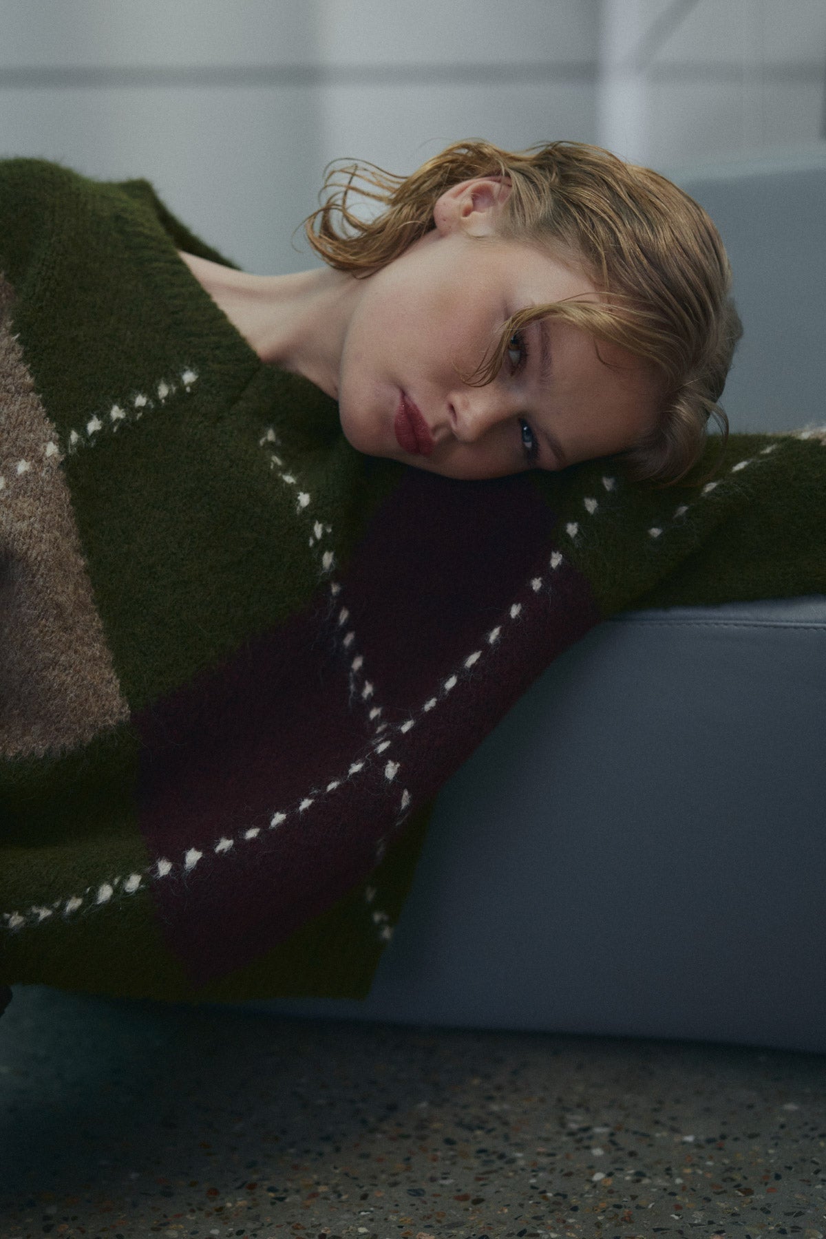 Noella Lai Knit in Avacado Green Mix