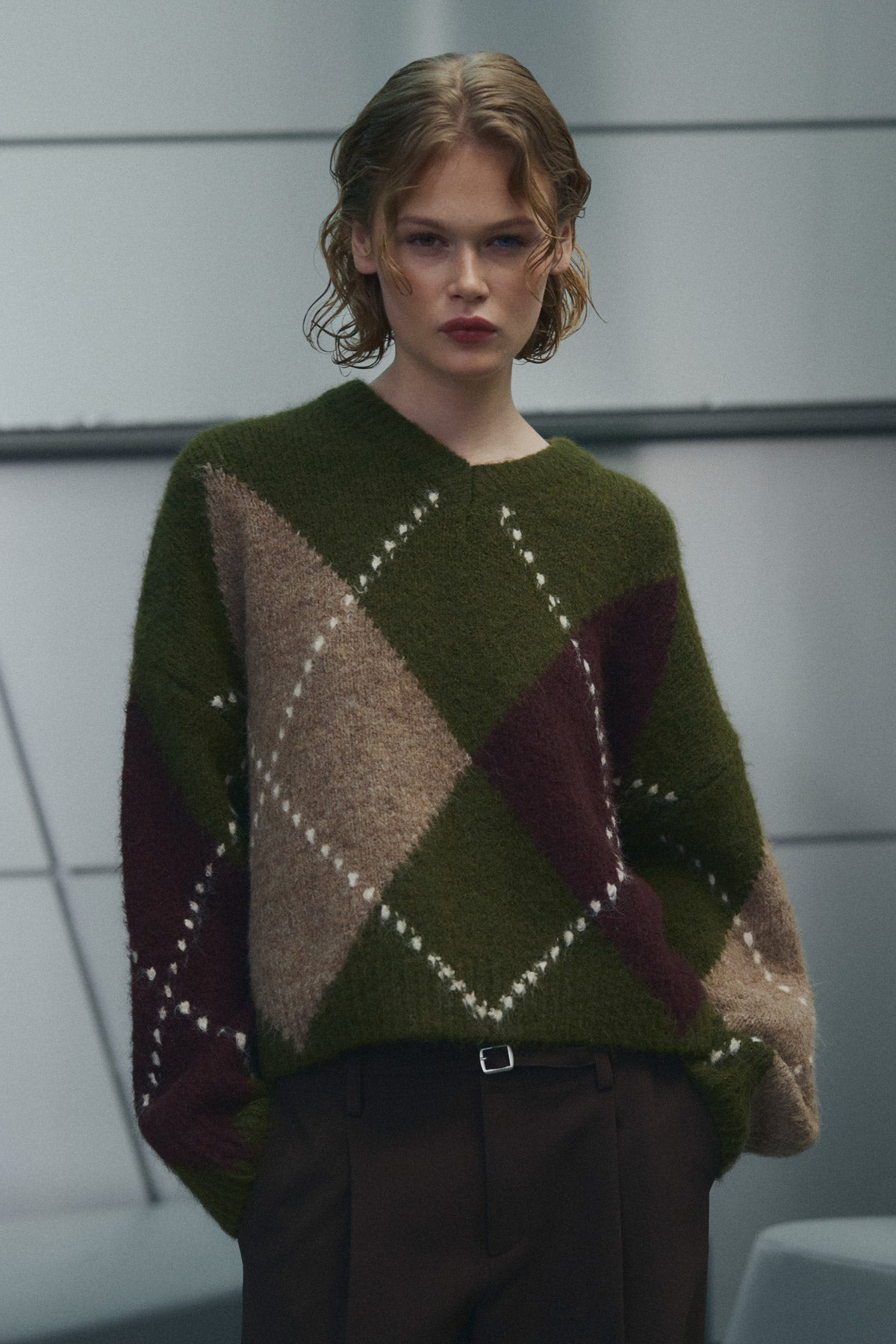 Noella Lai Knit in Avacado Green Mix