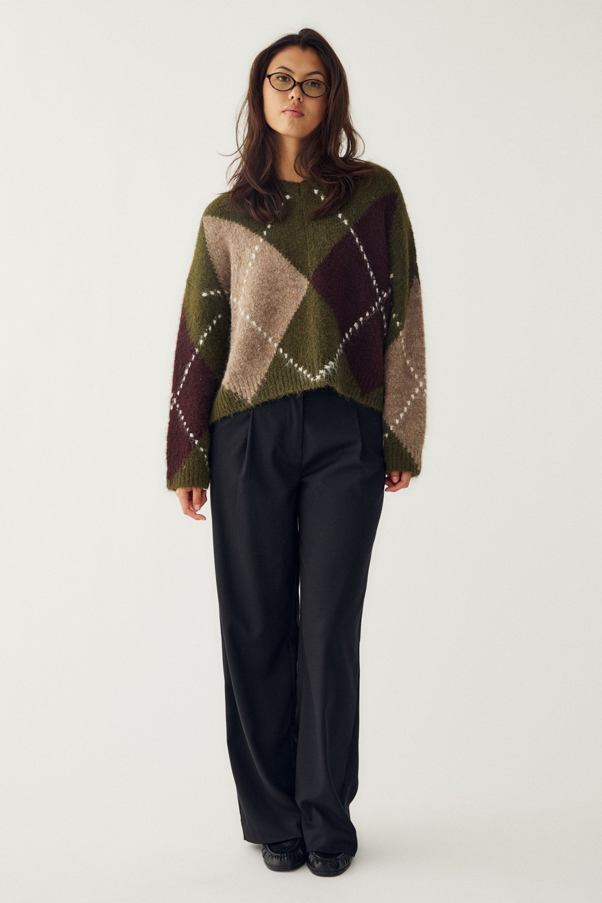 Noella Lai Knit in Avacado Green Mix