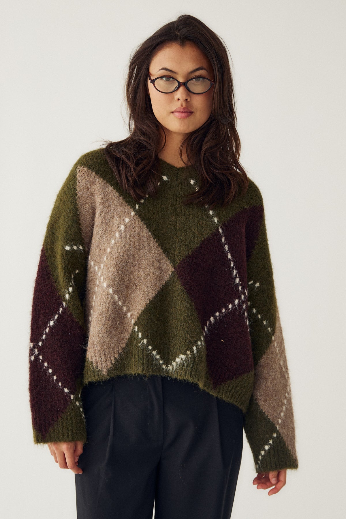 Noella Lai Knit in Avacado Green Mix