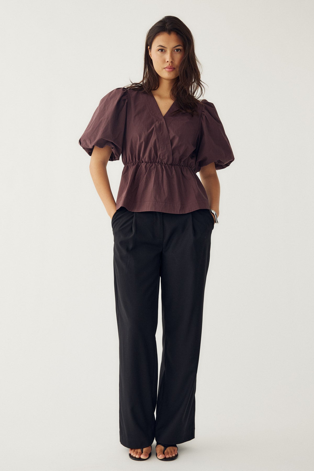 Noella Magdelena Blouse in Winter Bloom