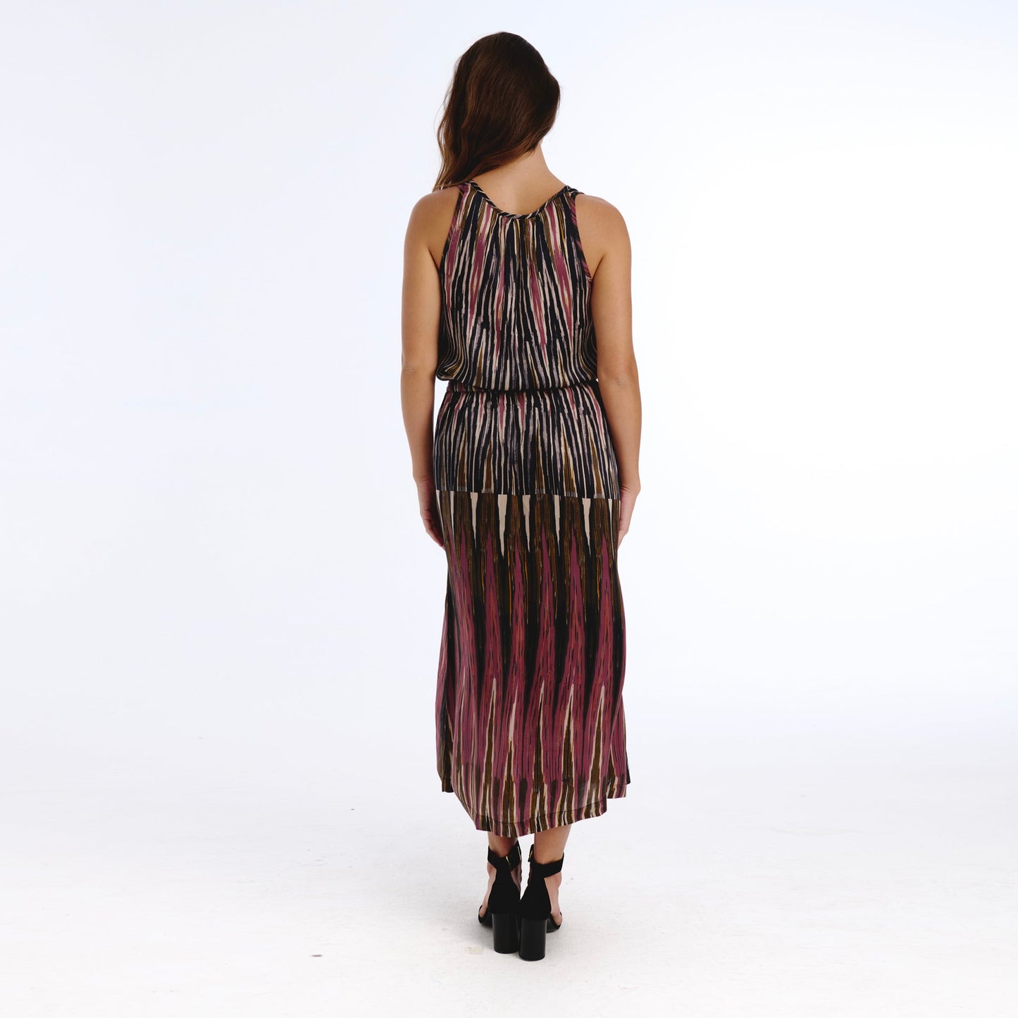 Tanavana Nebla Brown Ikat Top