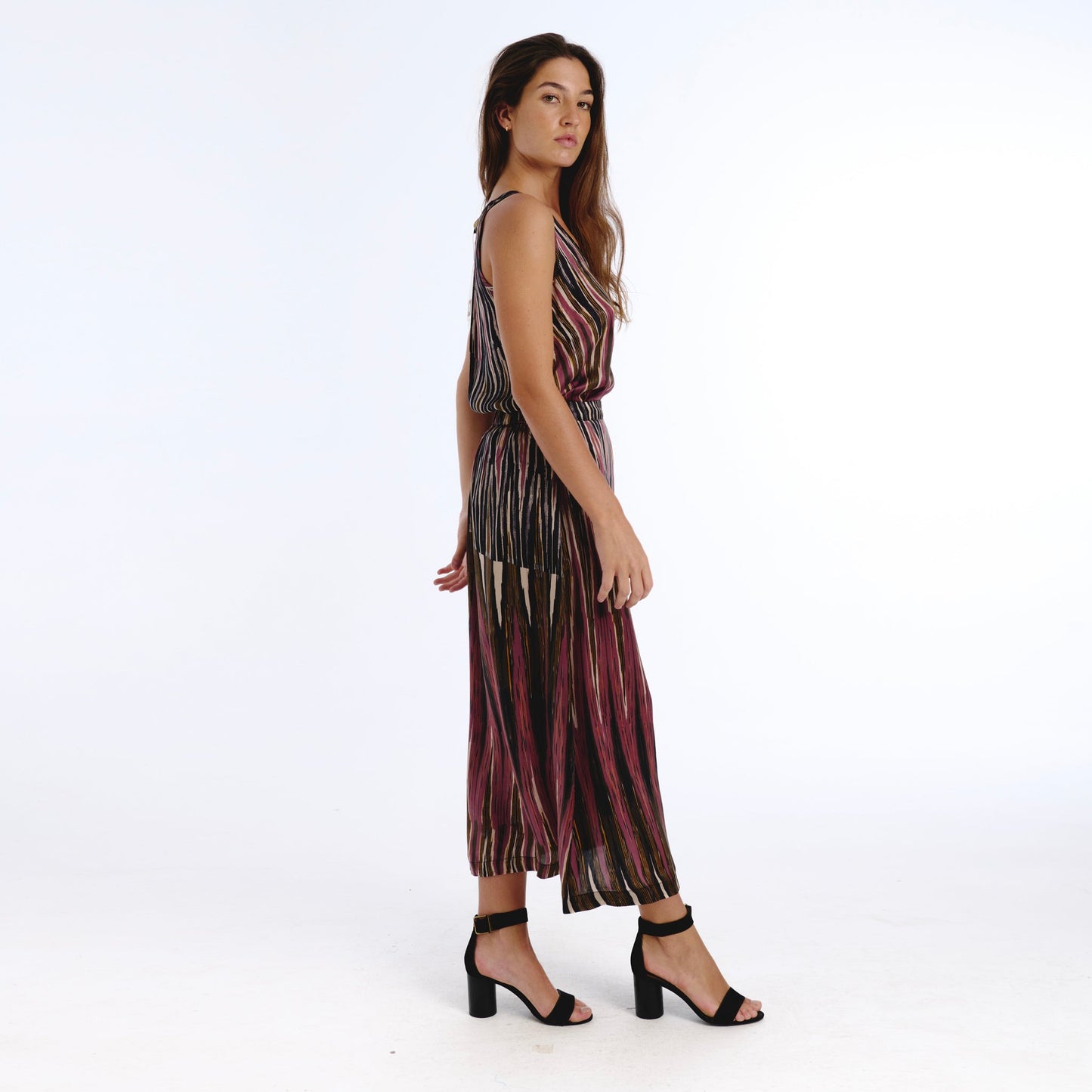 Tanavana Nebla Brown Ikat Top