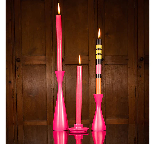 Neyron Rose Wooden Candles - Tall, Medium & Small