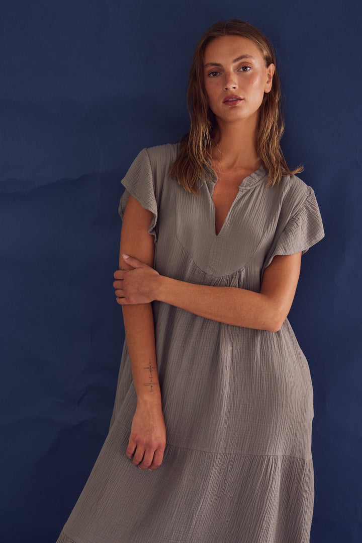Noella Noella Laurel Dress in Timber Brown