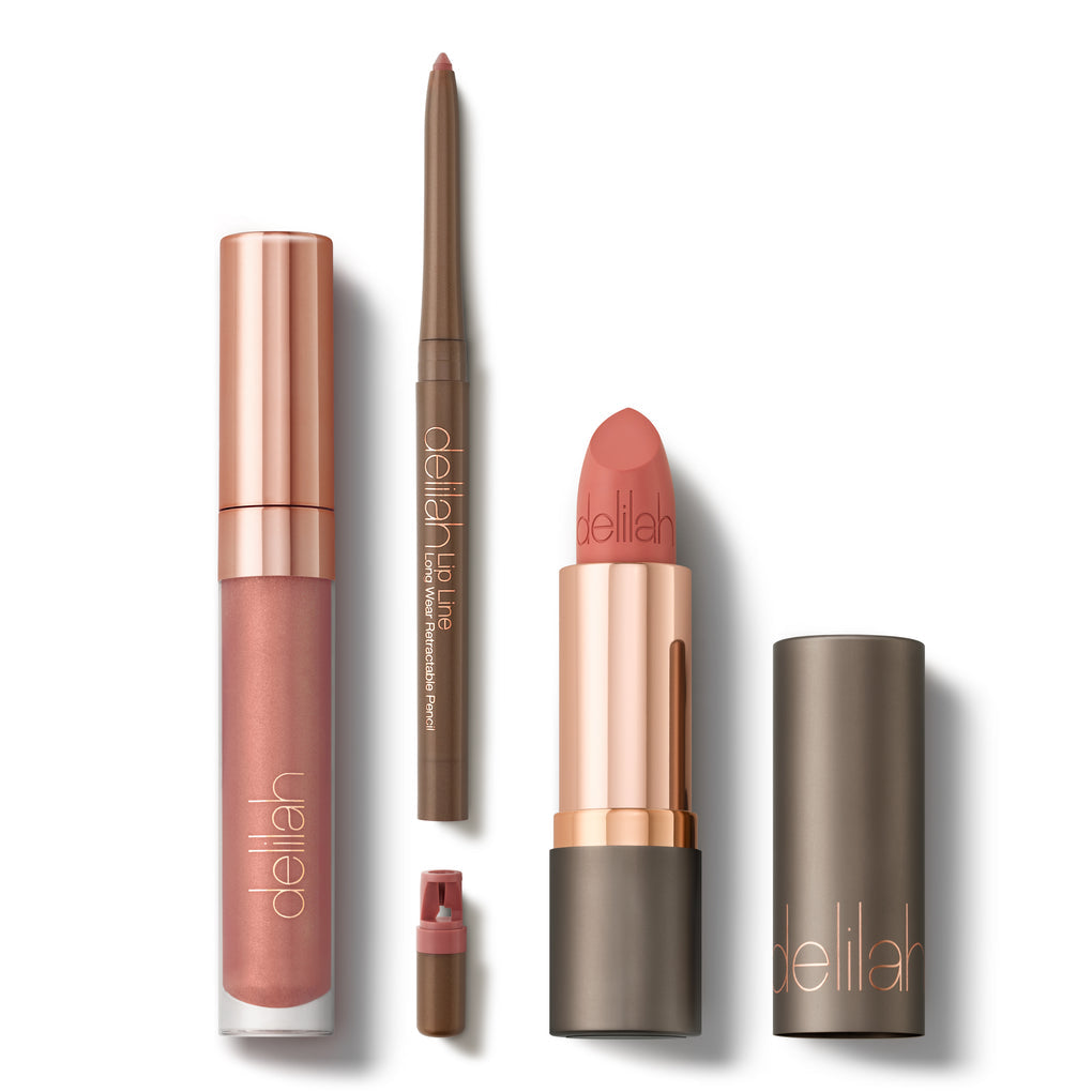 Delilah 3 Piece Lip Wardrobe Warm Nude