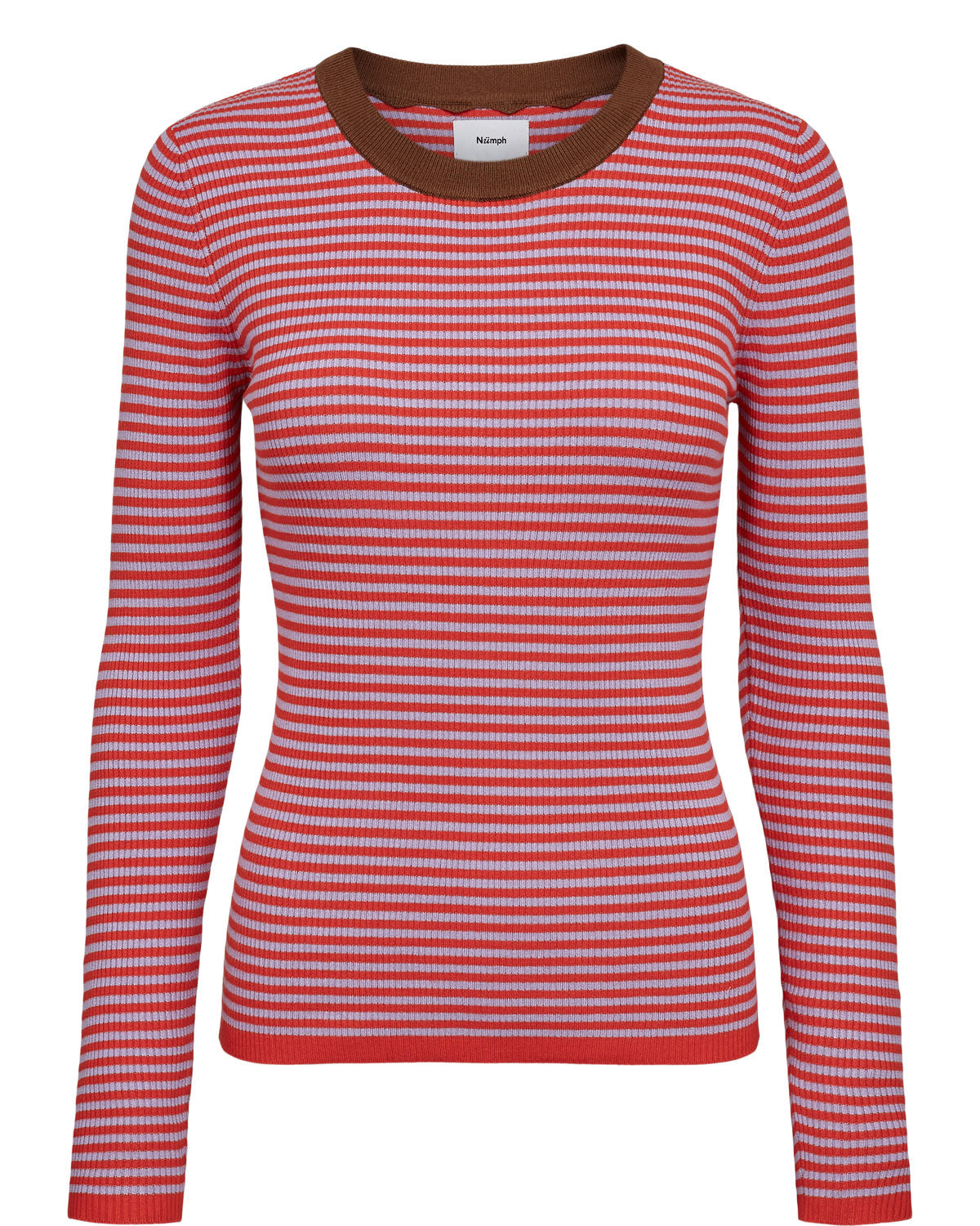 Numph Filina Pullover in Purple Rose