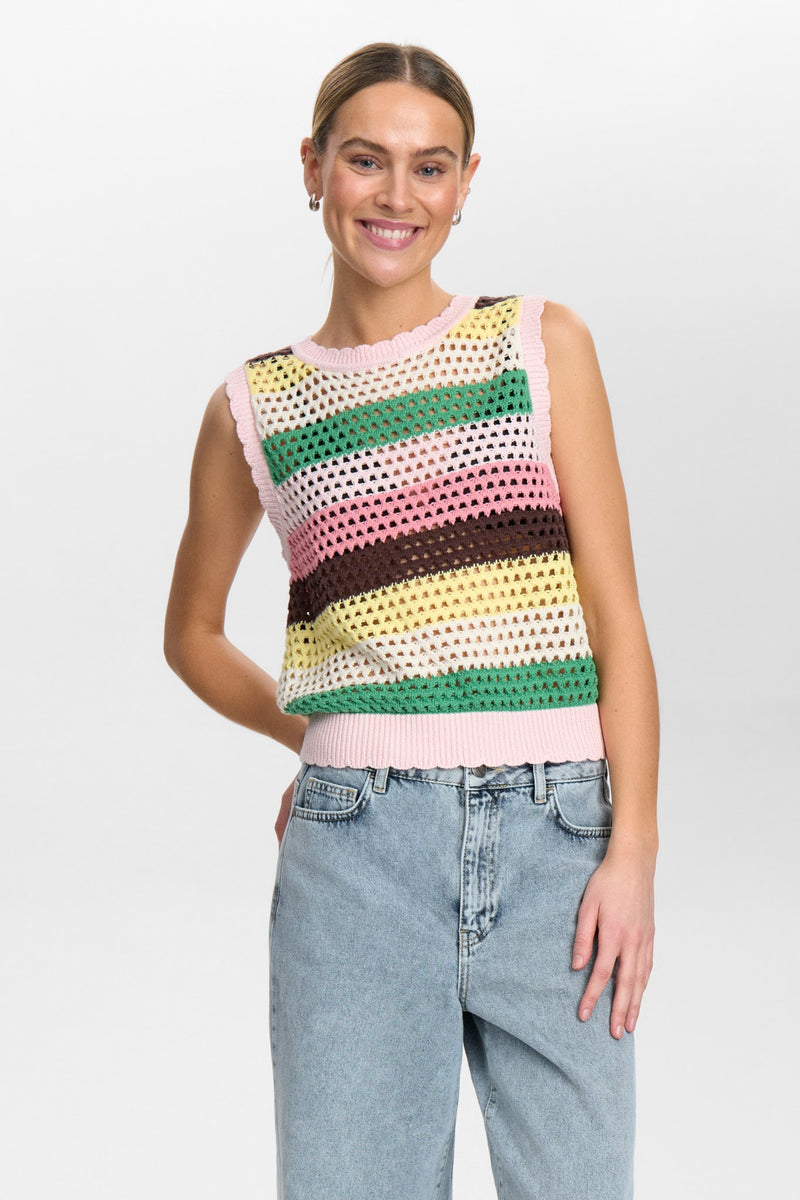 Numph Mona Vest in  Blushing Bride