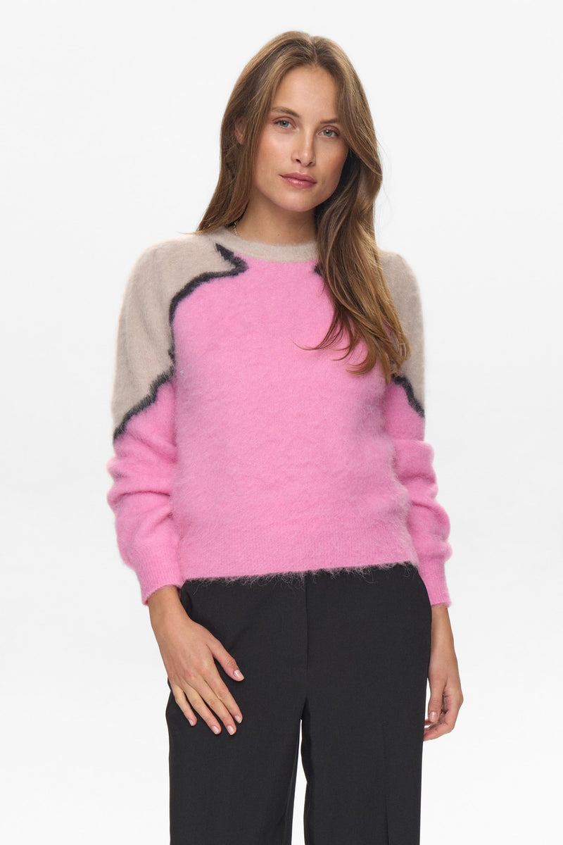 Numph Suri Pullover in Lilac Sachet