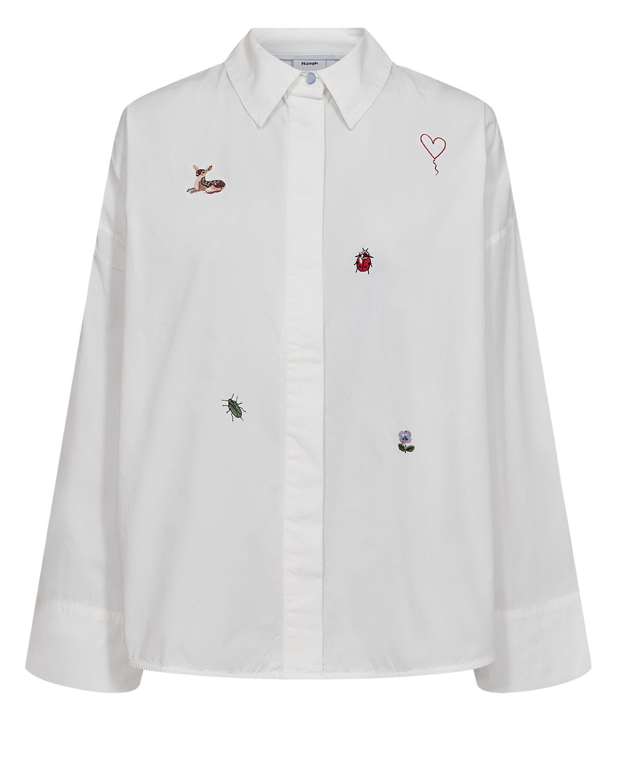 Numph Tenja Shirt in Bright White