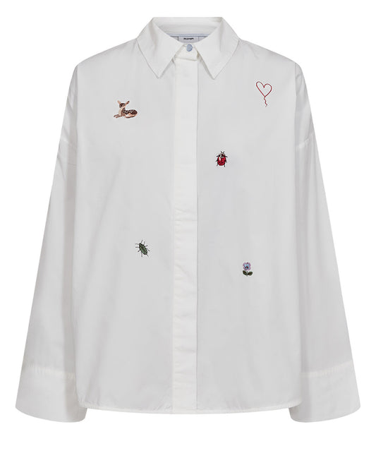 Numph Tenja Shirt in Bright White