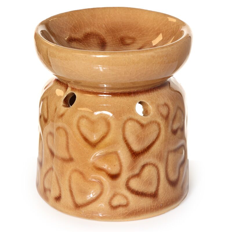 Small Heart Pattern Wax Burner