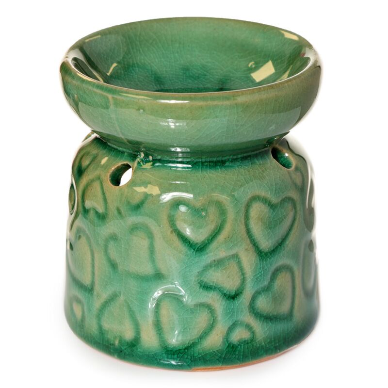 Small Heart Pattern Wax Burner