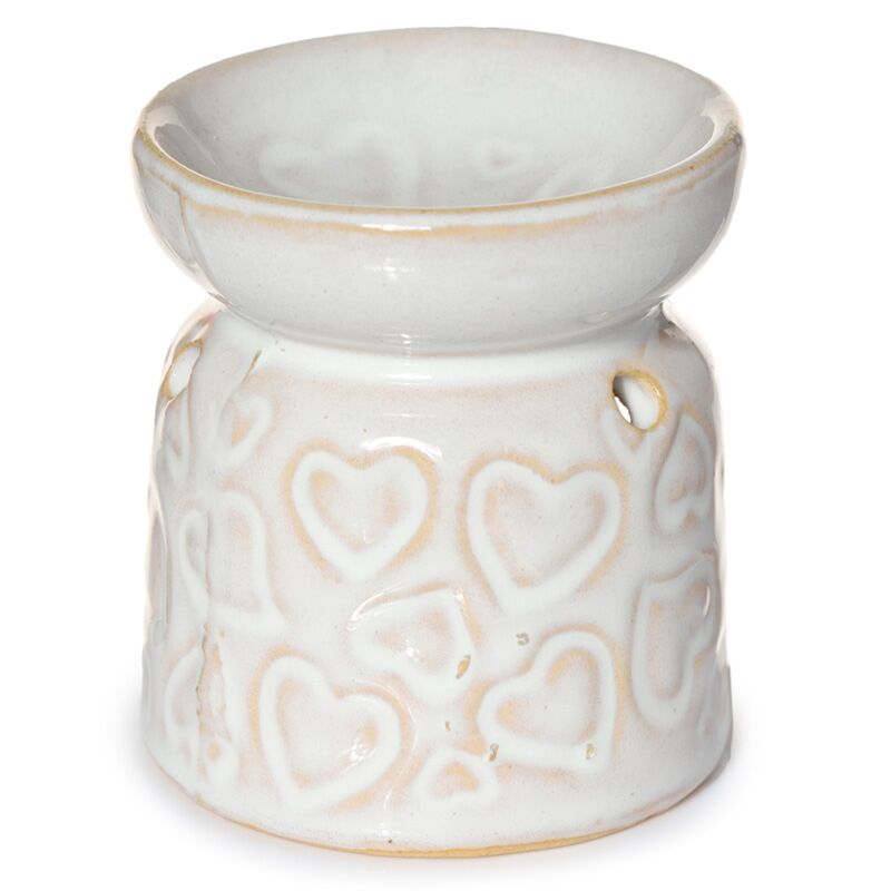 Small Heart Pattern Wax Burner