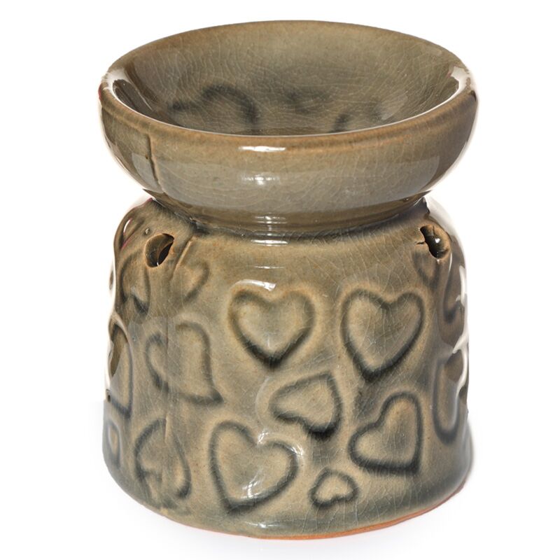 Small Heart Pattern Wax Burner