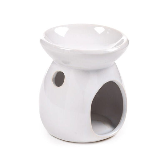 Eden Ceramic Simple White Oil Burner