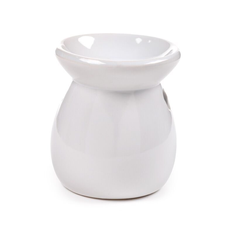 Eden Ceramic Simple White Oil Burner