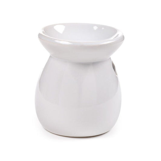 Eden Ceramic Simple White Oil Burner