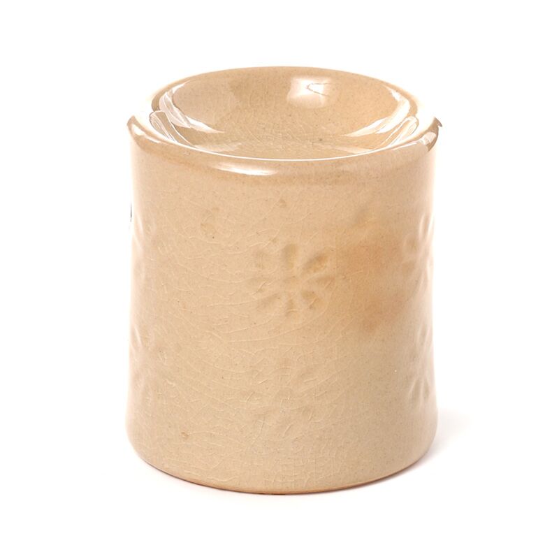 Small Embossed Flower Wax Burner