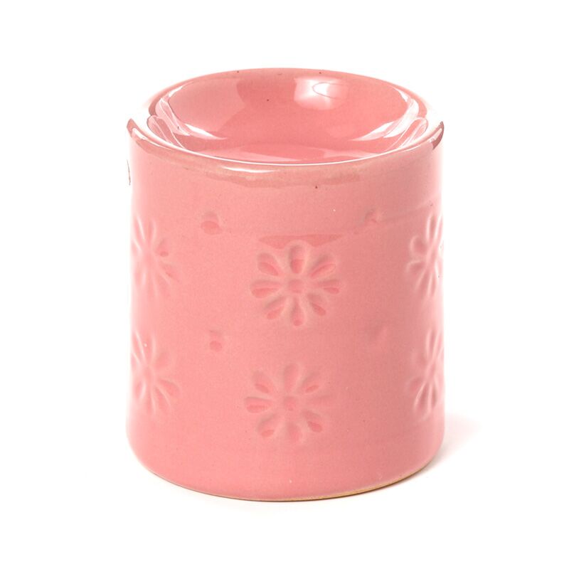 Small Embossed Flower Wax Burner