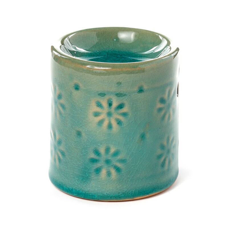 Small Embossed Flower Wax Burner