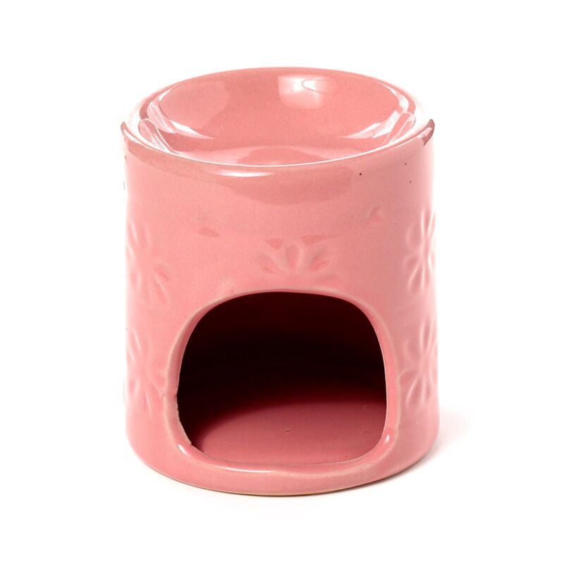 Small Embossed Flower Wax Burner