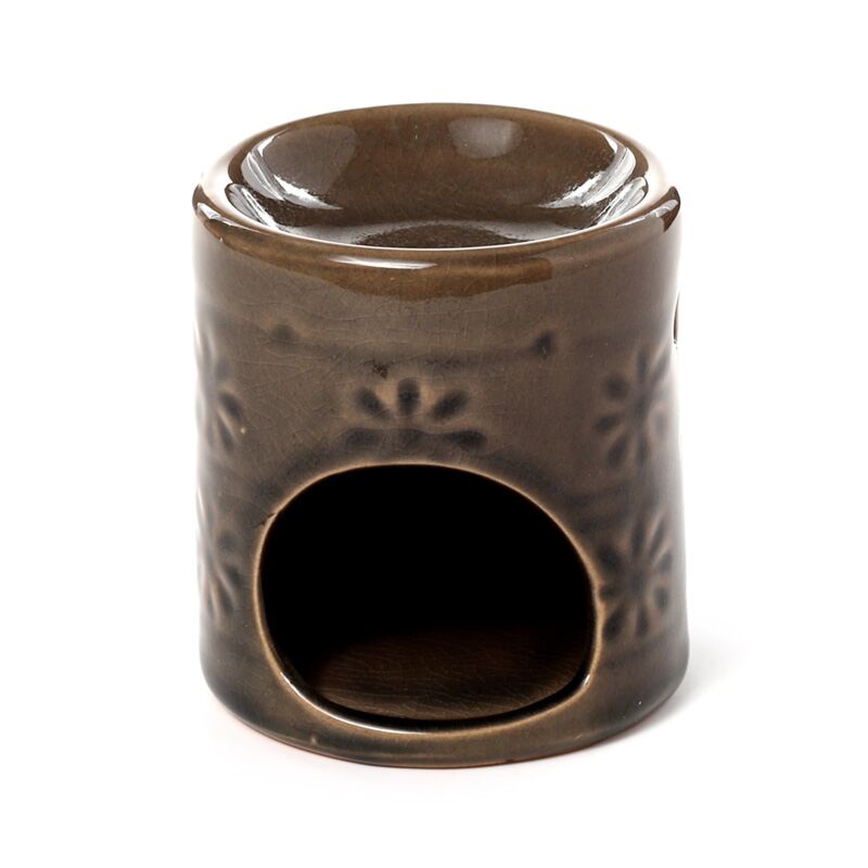 Small Embossed Flower Wax Burner