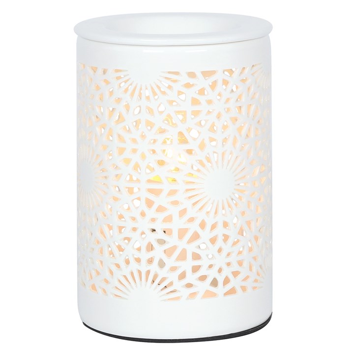 Lace Cut Out Electric Ceramic Oil Burner