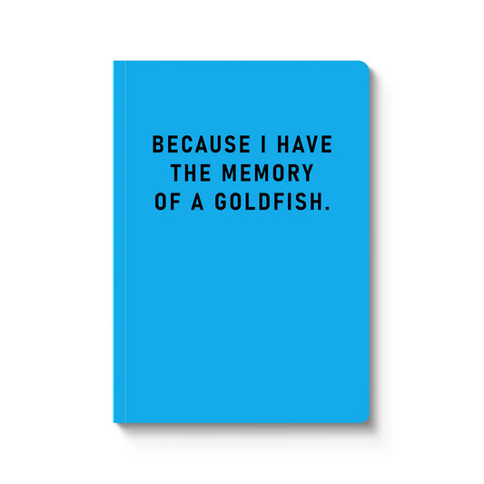 Ohh Deer Memory Of A Goldfish A5 Paperback Notebook