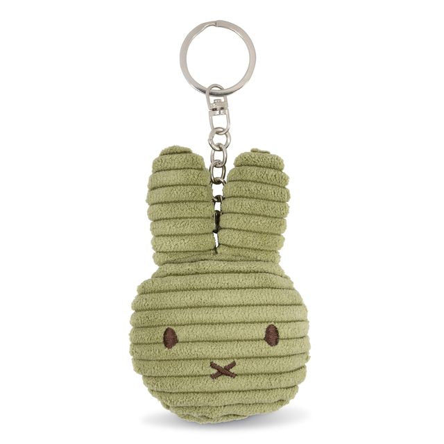 Miffy Corduroy Olive Green Flat Keyring